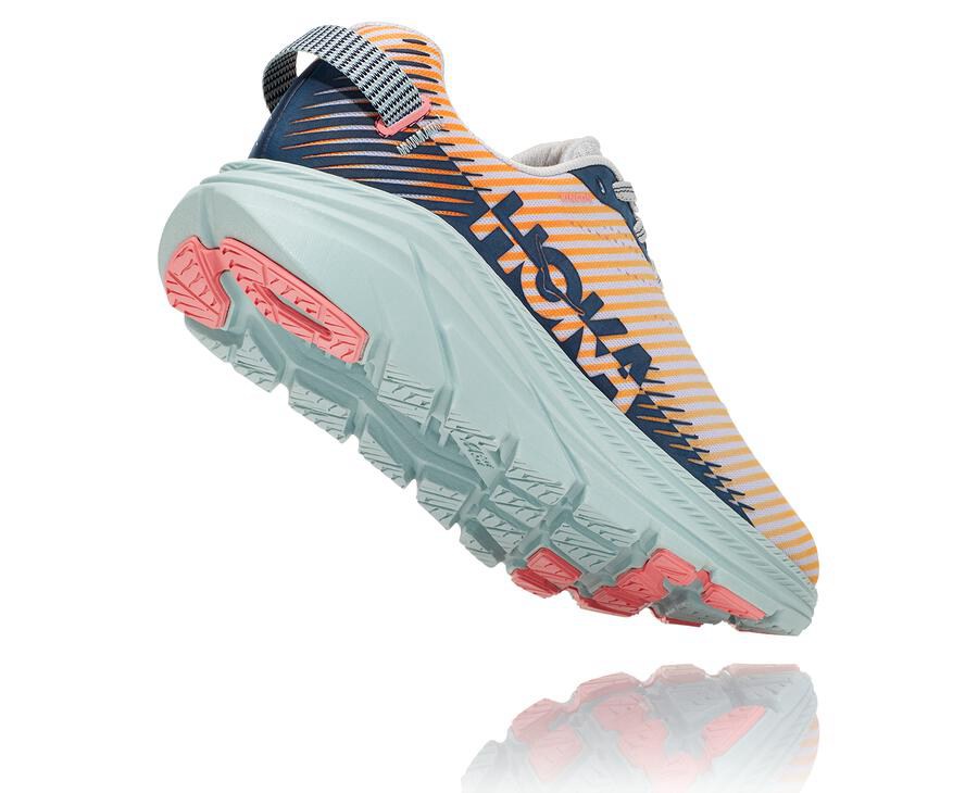 Hoka One One Hardloopschoenen Dames - Rincon 2 - Zwart/Beige - EQ1593678